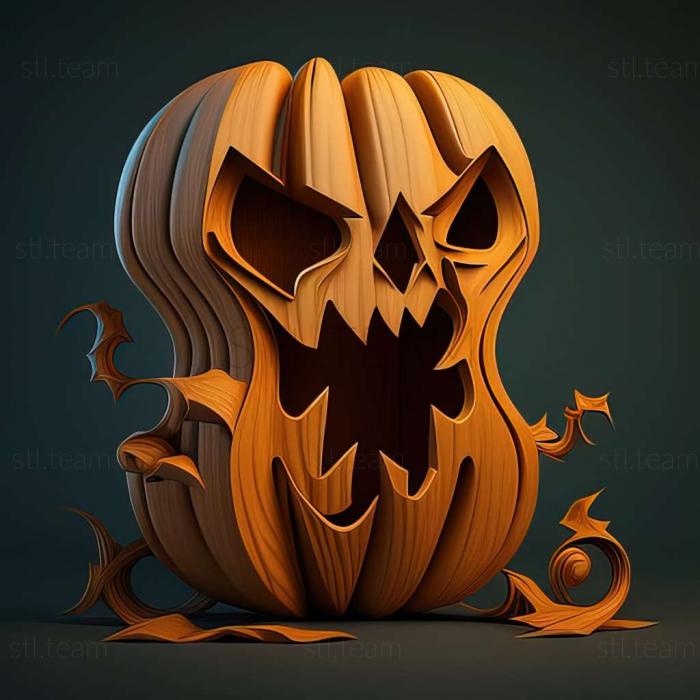 3D model Pumpkin Jack game (STL)